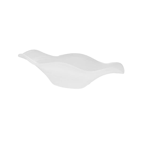 Glass fruktskål serveringsfat godteriskål moderne elegant desserttallerken White