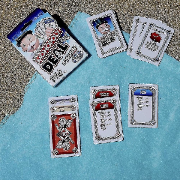 Monopol Deal Hurtigt kortspil for familier, børn fra 8 år og op og 2-5 spillere[hsf]