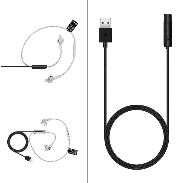 Lättviktig USB laddningskabel för Bang&olufsen Beoplay E6 Headset Bärbar USB laddsladd Tillbehör
