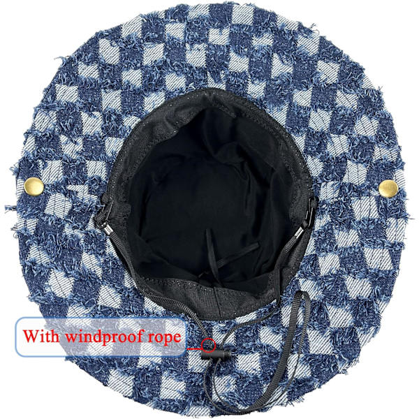 Fuzzy Bucket Hat för Kvinnor och Män - Luddig, Söt Bucket Hat för Vinter, Varm Plysch, Fiskehatt, Fluffig Sherpa, Rolig Hatt B-deep Blue