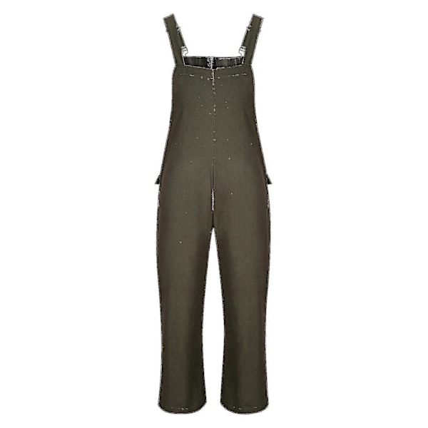 Herrebukser Retro Herre Cargobukser Nye Løse Og Store Størrelser Avslappede Overalls Gray M