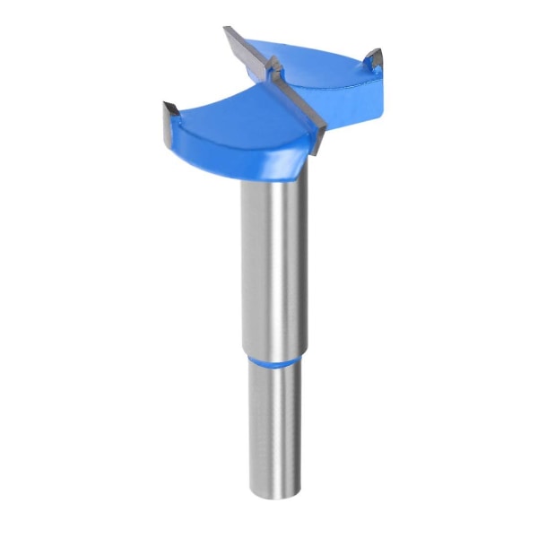 Forstner borekroner 38 mm, hardmetall tre hullsag skrueåpner, trebearbeiding hengsel hullboring borebit kutter (blå, grå)