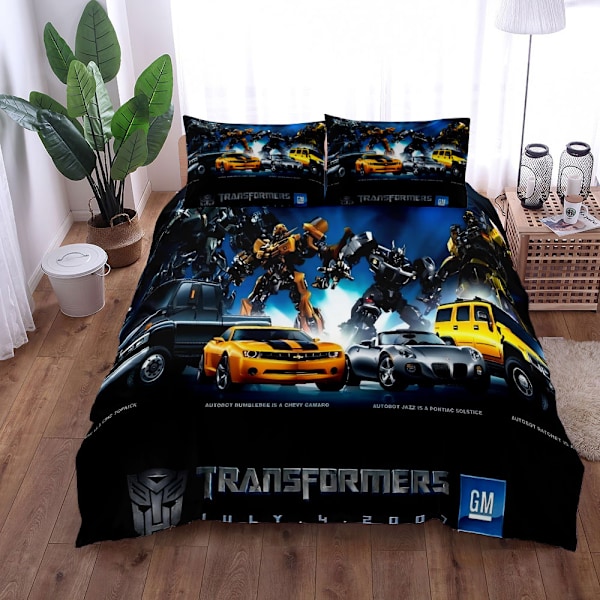 Bumblebee digital print sengetøj til børn, tre-delt sæt 135*200