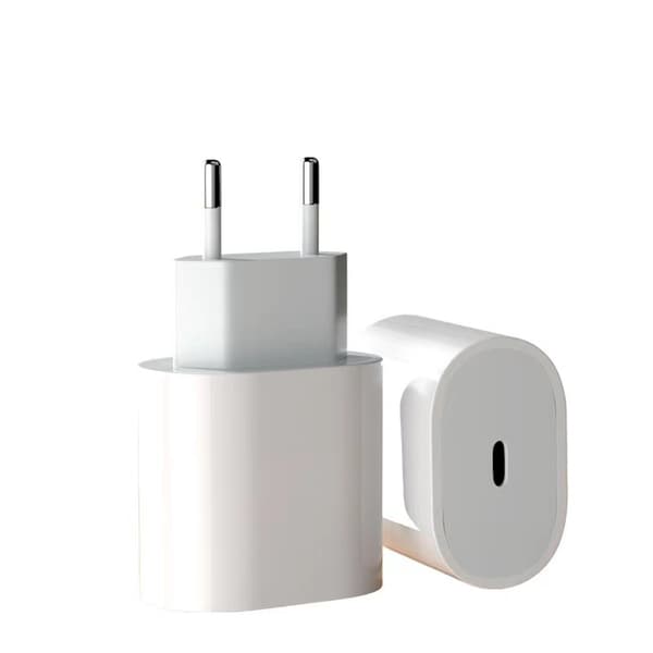 2025 2-pakning - iPhone-lader - Hurtiglader - Adapter 20W Hvit One Size