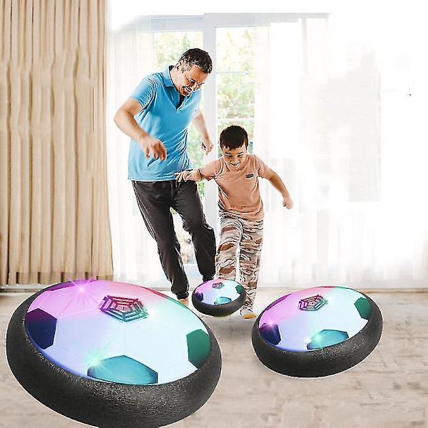 Kids Hover Jalkapallot Lasten Jalkapallo LED Vilkkuvilla Jalkapallopallolla Interaktiivinen lasten ulkoilmaurheilupelit Poikien lahjat Without music 18cm