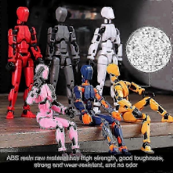 3D-printad rörlig T13 robot actionfigur, perfekt dekoration för actionentusiaster