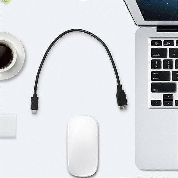 USB C til Micro USB 3.0 datakabel til tablet- og telefonforbindelse black