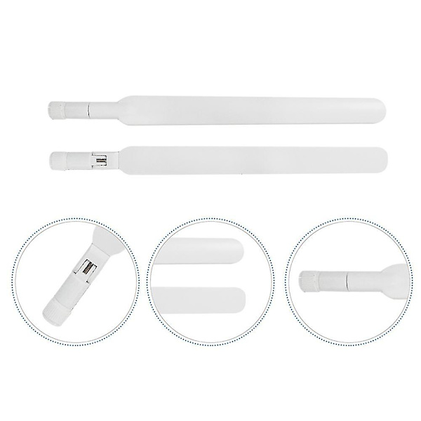 2 stk hvid antenne 4g Lte ekstern router Wifi 5dbi Holdbar til Huawei-yyc