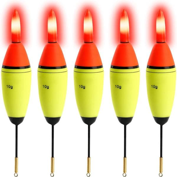 2-pak 10g Eva Lysende Fiskeflåd og Bobbers, Lysende