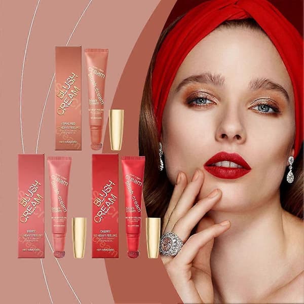 Cremeblush til ansigtet med naturlig glød 1