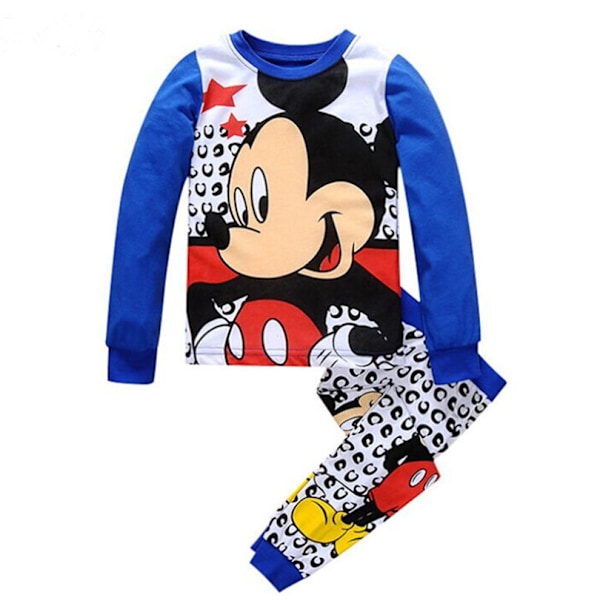 Mickey Mouse Bomuld Langærmet Hjemmetøj Todelt Buksesæt 3 120cm