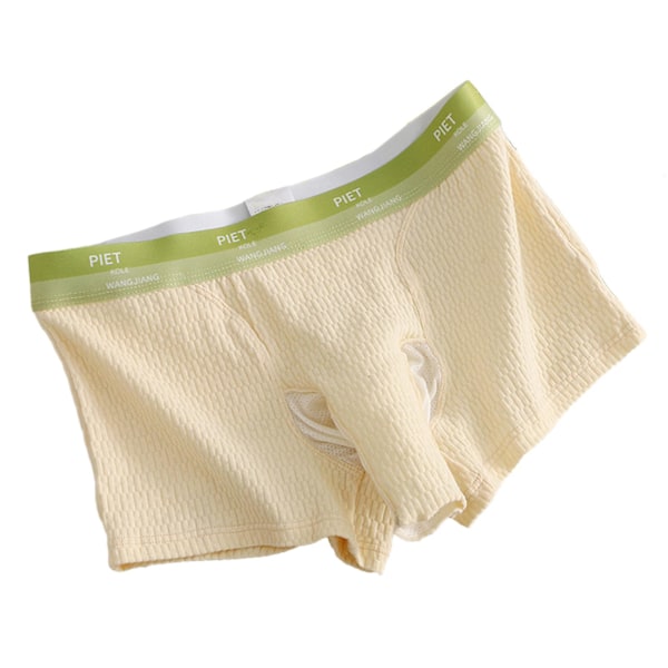 Naievear Herreboksere Elefantnese Bulge Lomme Midje Antiseptisk Myk Pustende Fuktighetsabsorberende Elastisk Bokstavtrykk Herreundertøy Skin XL