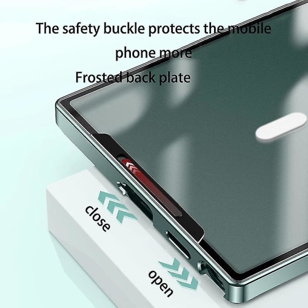 Fuldt beskyttende Magsafe magnetisk etui kompatibelt med Samsung Galaxy S22 S22+ S22 Ultra S23-serien Black S22