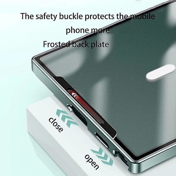 Täysin suojaava Magsafe- case, joka on yhteensopiva Samsung Galaxy S22 S22+ S22 Ultra S23 -sarjan kanssa Green S22 Plus