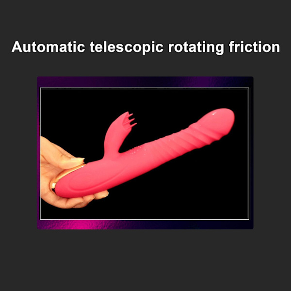 2024 Voksen fuldautomatisk massage Unisex teleskopisk kraftfuld vibrationsmassageapparat