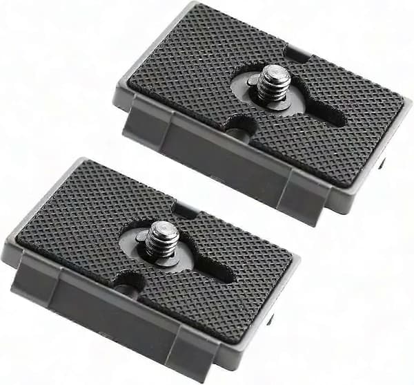 2 stk. Quick Release Plade til Manfrotto 200PL-14 RC2 Tripod Hoved, Kameramonteringsplade