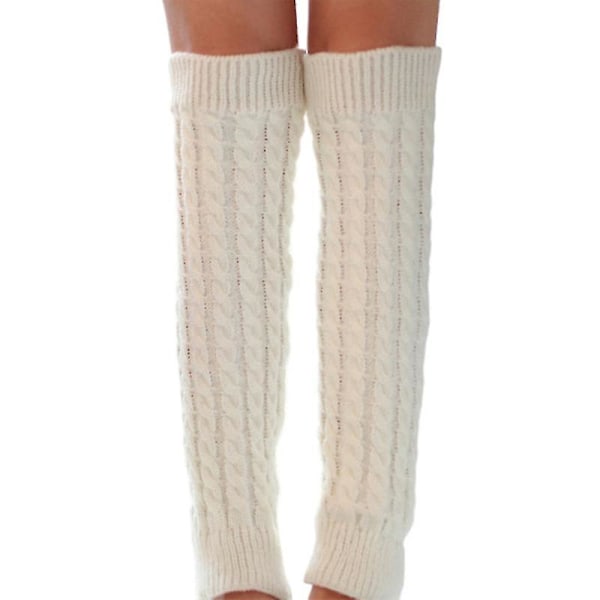 Leg Warmers for Women, Winter Knit Warm Socks Boot Cover Black