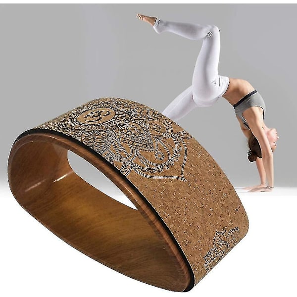 Yogahjul, Yogahjul for å strekke stabilt og sklisikkert Yogahjul Roll Yoga Prop Wheel Kuolu Shop