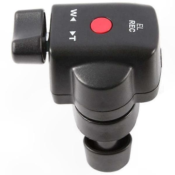 Fjernbetjent kamera-controller med 2,5 mm jackkabel til DSLR-videokameraer LANC-interfacekompatibilitet black