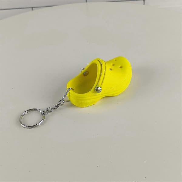 Mini Crocs -sandaaliketjun avaimenperä avaimenpidike uutuus avaimenperä lahja Rose red