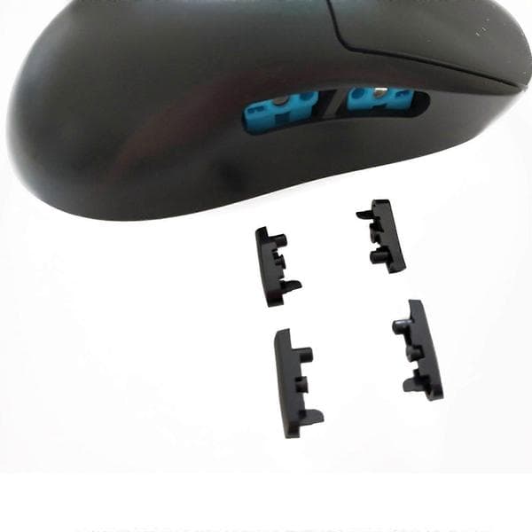4 stk. udskiftningsmuse-sideknapper til GPro Wireless GPro 2 LIGHTSPEEDs mus Multicolor