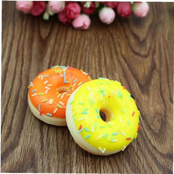Leksakspresent Donut Squeeze Cartoon Donut Långsamt Stigande
