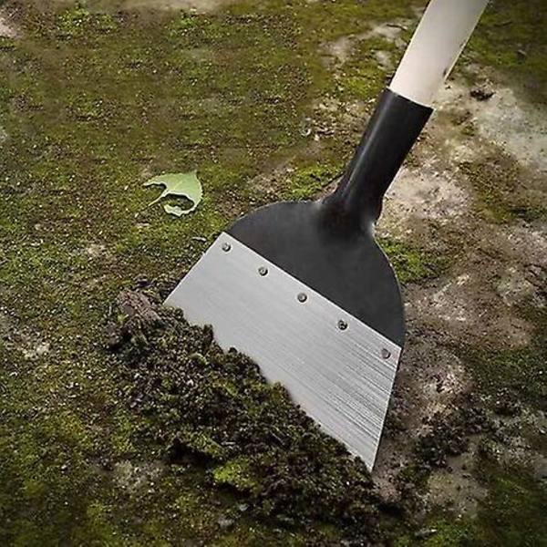 Hagespade i stål for rengjøring av hage - Multifunksjonell flat spade for luking