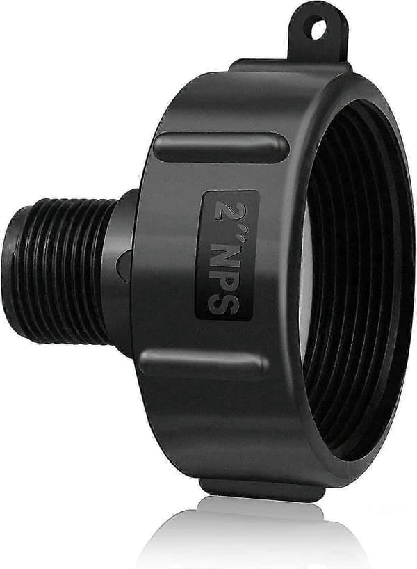 Kraftig 2\" NPS x 3/4\" BSP/NPT Slangeadapter - Gevinddrænforbindelse i rustfrit stål til havevanding og industrielle vandsystemer