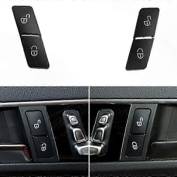 Höger sidodörrlåsknapp för C-klass E-klass W204 W212 W166 W176 modeller Black