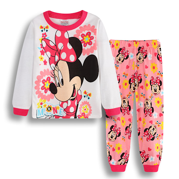 Mickey Mouse Bomuld Langærmet Hjemmetøj Todelt Buksesæt 15 130cm