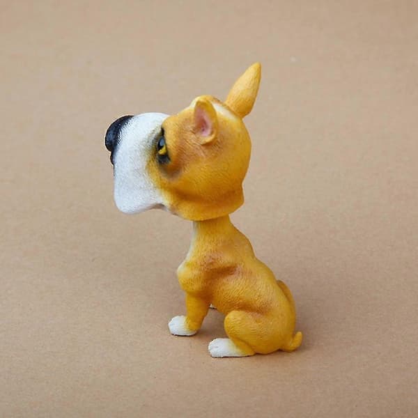 Bobble Head Hunde Nikkehoveder Bilinstrumentbræt Hvalp Bilpynt (bokser) Xq-a228