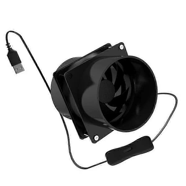 Røgudsugningsmaskine Husholdningslille udsugningsventilator Emhætte Indendørs enhed Udsugningsventilator Ventilator Black