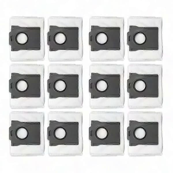 12 st dammsugarpåsar för Dreame D20 Plus / D20 dammsugare reservdelar 12Pcs