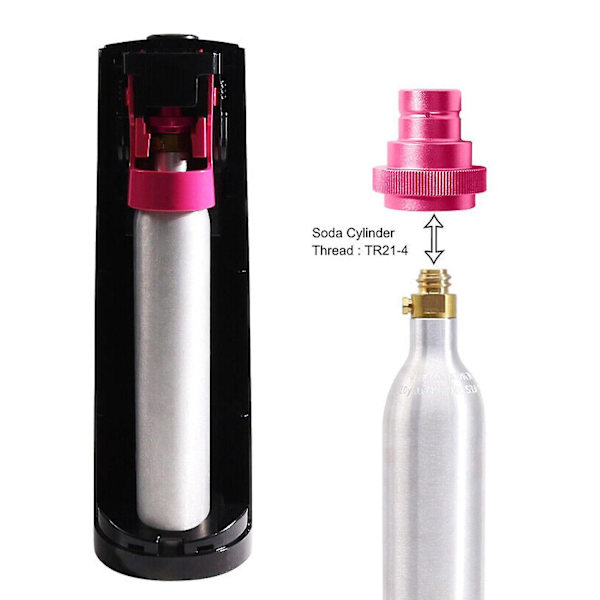 Hurtig adapter til Co2 Soda Water Sparkler Duo, Tank Canister Conversion For Soda Stream Soda Machine Gold