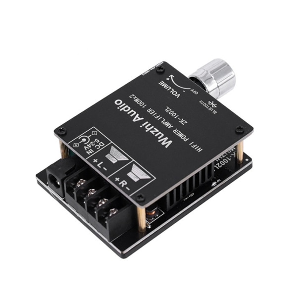 3x -1002l Mini Bluetooth 5.0 Dc 5-24v trådløs lyd digital effektforstærker Stereo Board 100wx2 black