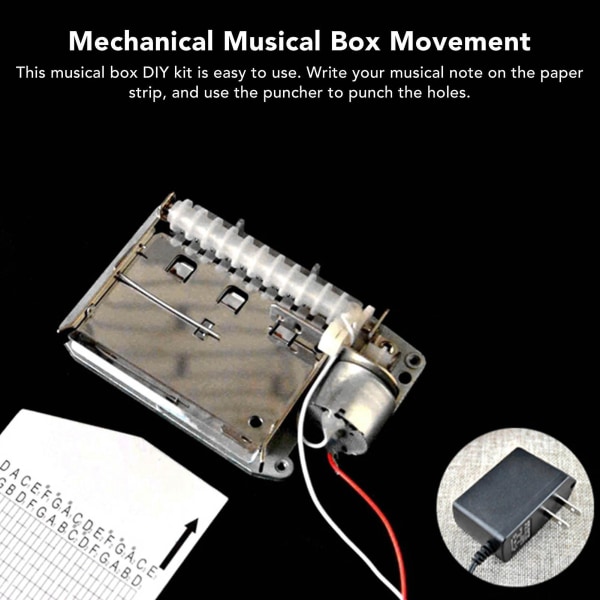 30-Note Music Box Movements, Mechanical