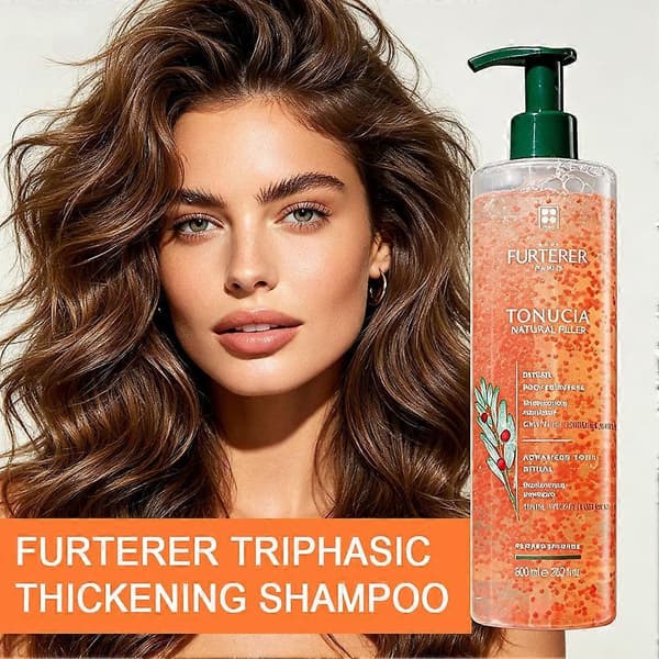 Furterer Styrkende Shampoo - Mod Hårtab & Volumen Boost white 600ml