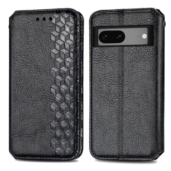 Fodral för Google Pixel 7a Flip Plånbok Flip Magnetiskt Skyddsfodral Plånbok Kompatibel med Google Pixel 7a Fodral Black
