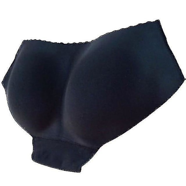 Kvinnor Seamless Bottom Butocks Push Up Underkläder-hao Black S