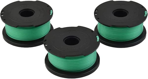 6 stk Gresstrimmer Spole Line Gressklipper Reservedel For Black & Decker Gl7033 Gl8033 Gl9035