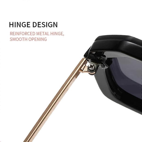 Nye opgraderede store stel trend bogstav solbriller samlede linser mænd kvinder mode all-match Brown