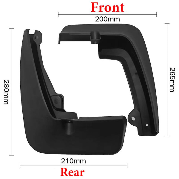 4x lokasuojat Renault Captur 2019 2020 2021 Auton osat Lokasuojat Läppä Cover Suojapyörän Styline Lisävarusteet