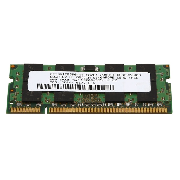 2x 2gb Ddr2 Ram-minne 667mhz Pc2 5300 Laptop Ram Memoria 1.8v 200pin Sodimm For Intel Amd