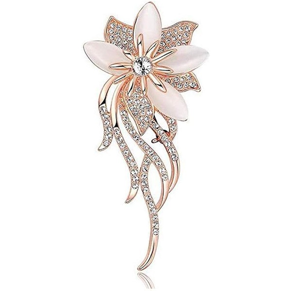 Kvinnors blomma blommig bröllopsbukett broscher Pin