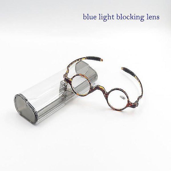 Tr90 Lukulasit Miesten Silmälasit Kehys Retro Anti Sininen Lasit Pyöreä Smart | Fruugo Nl T-blauw licht CASE -1.50