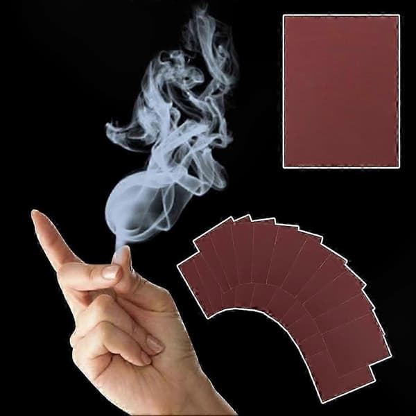 20-pack rök-fingertrick-gimmick för trollerishower, fester och nybörjare 100pcs