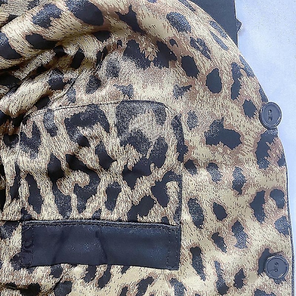 Långärmade Pyjamas i Leopardmönster - Höstmode L