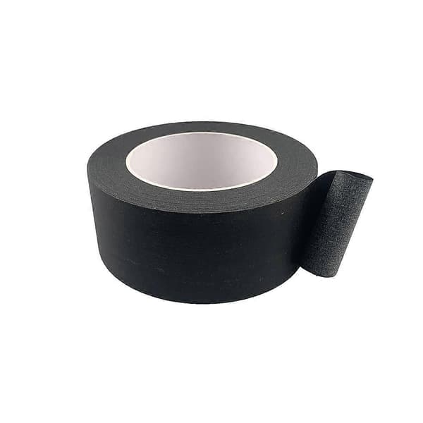Tommer Sort Bred Afdækningstape, Sort Malertape til Hjem, Kontor, Skoleartikler, Kunst, Håndværk, Mærkning (2 Tommer X 55 Yard) Sort 2 Tommer X