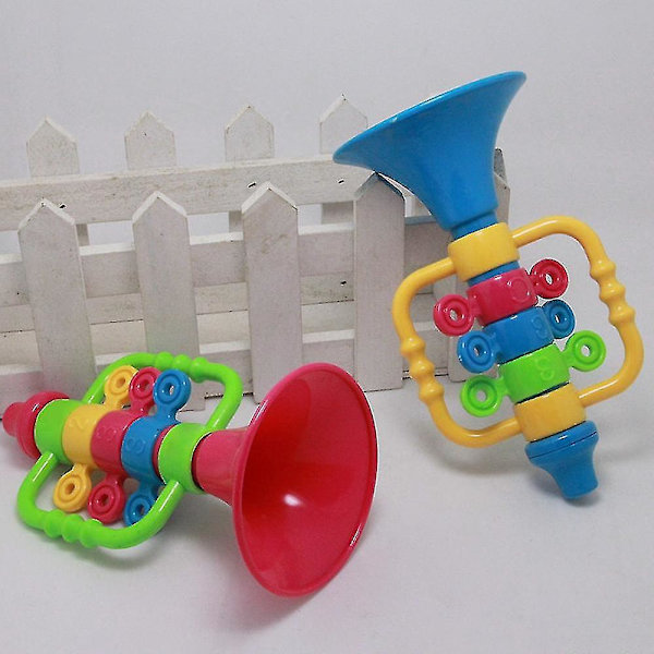 Mini Trompet Leker Plast Lyd Musikk Instrumenter Pedagogiske Leker For Barn
