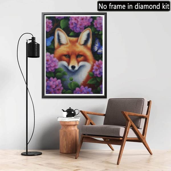 5D Diamantmålning 30x40cm djur räv 15